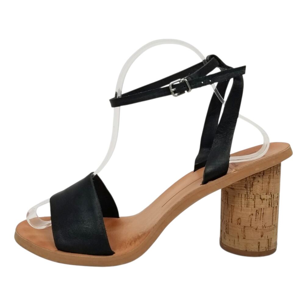 dolce vita Women's Jali Ankle Strap Block Heel Sandals Black Size 9.5 - Picture 3 of 10